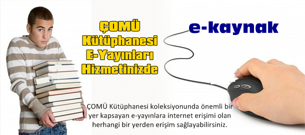 ÇOMÜ Kütüphanesi E-Yayınları