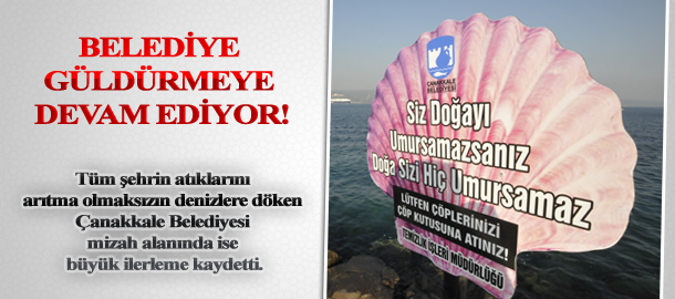 Belediye Güldürmeye Devam Ediyor