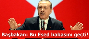 Başbakan: Bu Esed babasını geçti!