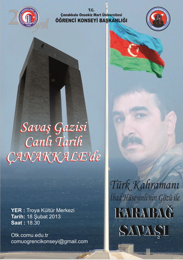 ÇOMÜ Öğrenci Konseyi'nden Karabağ Konferansı