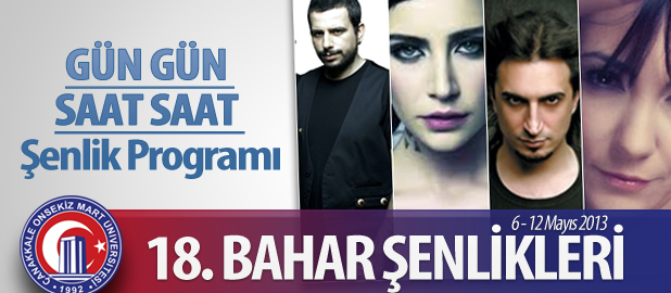 18. Bahar Şenlikleri Başlıyor...