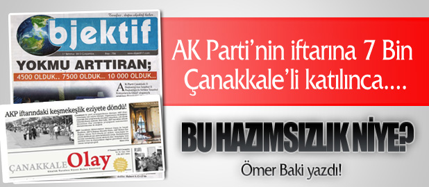 Bu hazımsızlık niye?