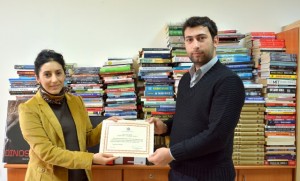 Fatih Altaylı, Kitaplarını ÇOMÜ Kütüphanesi’ne Bağışladı