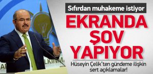 Hüseyin Çelik açıklama yapıyor