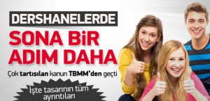 Dershanelerle ilgili düzenleme komisyondan geçti