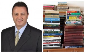 Necmettin Özçelik'ten ÇOMÜ Kütüphanesi'ne Bağış
