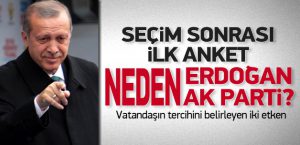 İşte seçmenin AK Parti'yi tercih nedeni