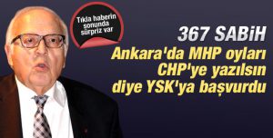 Yeni Şafak: MHP'nin oyları Yavaş'a sayılsın başvurusu