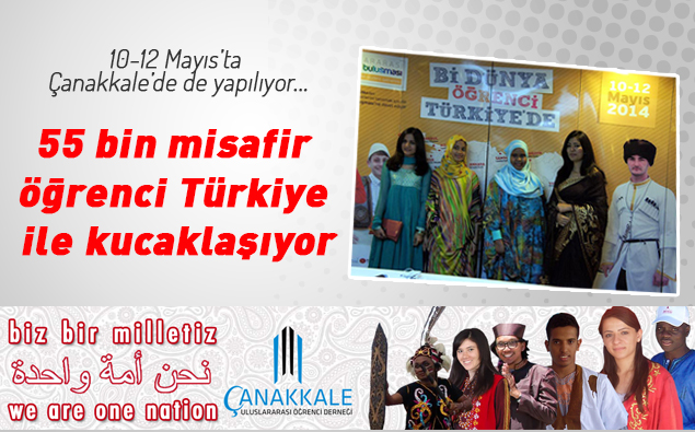 55 bin misafir öğrenci Türkiye ile kucaklaşıyor…