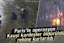 Paris saldırganları öldürüldü