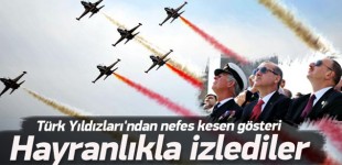 Çanakkale’de Türk Yıldızları’ndan nefes kesen gösteri
