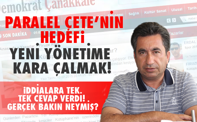 PARALEL ÇETE’NİN HEDEFİ YENİ YÖNETİME KARA ÇALMAK!