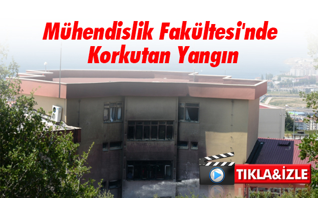 Mühendislik Fakültesi’nde Yangın Tehlikesi Atlatıldı