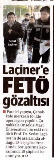 Eski Rektöre FETÖ Operasyonu
