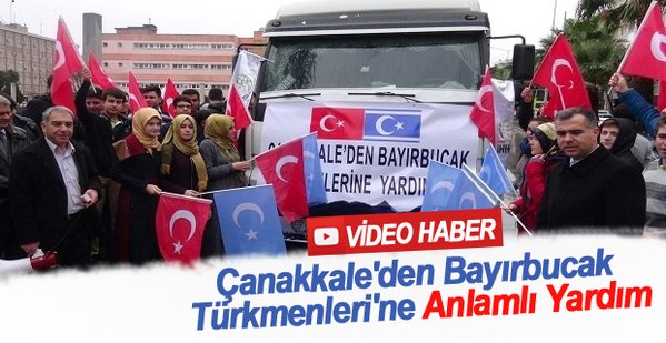 Çanakkale’den Bayırbucak Türkmenleri’ne Anlamlı Yardım