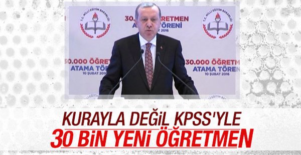 30 bin öğretmen ataması yapıldı