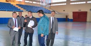 Rektör Prof. Dr. Yücel Acer, Hasan Mevsuf Spor Salonunda İncelemelerde Bulundu