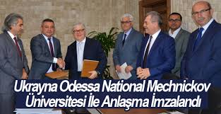 Ukrayna Odessa National Mechnickov Üniversitesi İle Anlaşma İmzalandı