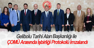 Gelibolu Tarihi Alan Başkanlığı ile ÇOMÜ Arasında İşbirliği Protokolü İmzaland