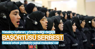 Bayan polislere artık başörtüsü serbest