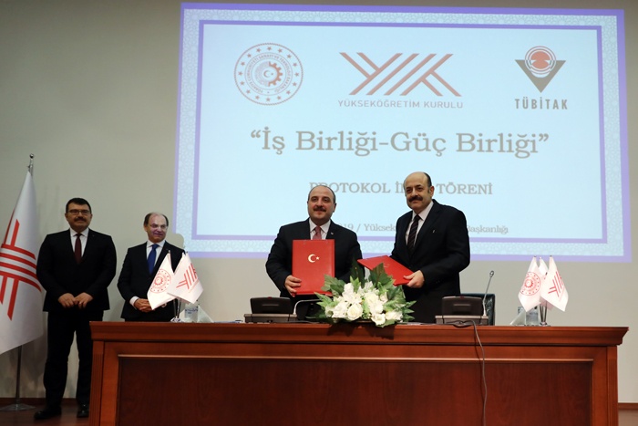 YÖK, Sanayi ve Teknoloji Bakanlığı ve TÜBİTAK’tan “İş Birliği – Güç Birliği”