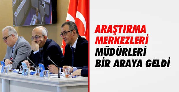 Rektör Prof. Dr. Sedat Murat ÇOMÜ Araştırma Merkezleri Müdürleriyle Bir Araya Geldi