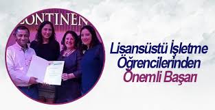 Lisansüstü İşletme Öğrencilerinden Önemli Başarı